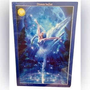 Dream Ballet Jigsaw Puzzle Featuring A Swan Lake Theme 1000 Pcs Glow In The Dark